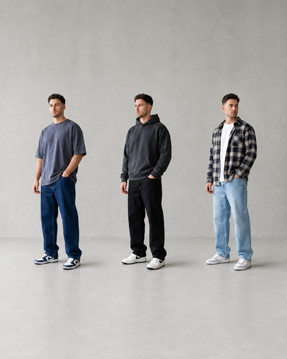 Pack of 3 - Turbo Pants™ Premium Baggy Jeans